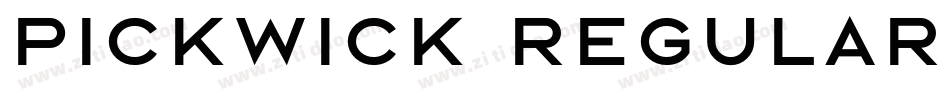 Pickwick Regular字体转换